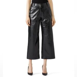 Three Floor Handsome Lady Faux Leather Pants